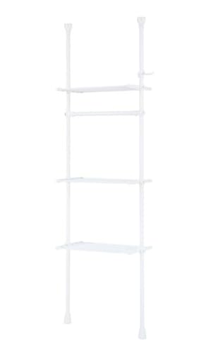 ニトリ(NITORI) つっぱりラック ヒルデ ホワイト 8791418 ニトリ つっぱりラック 選び方 実物画像・外観写真