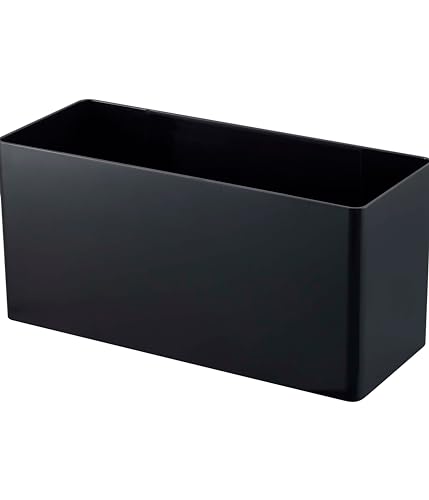 山崎実業(Yamazaki) マグネット ストレージバスケット ブラック 約W29.5×D12×H14cm タワー tower 小物収納 フック付き 4851 山崎実業 マグネット ストレージバスケット 選び方 実物画像・外観写真