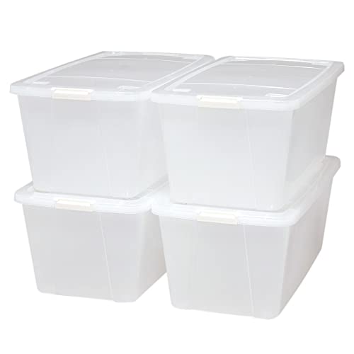 アイリスオーヤマ プラスチック衣装ケース（フタ・キャスターつき） 4個セット アイリスオーヤマ プラスチック衣装ケース 選び方 実物画像・外観写真