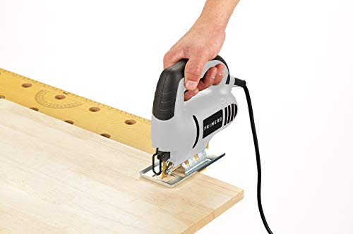 【Amazon.co.jp限定】高儀(Takagi) Primero(プリメロ) ジグソー 電動ノコギリ 糸鋸電動 ジグソー電動工具 AC100V 家庭用 小型 木材・プラスチック・軟鉄板の切断 3種のブレード付き 左右傾斜切断可能 DIY ブラック×グレー JSW-350AZA 最後 画像