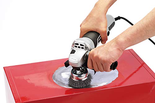 【Amazon.co.jp限定】高儀(Takagi) Primero(プリメロ) ディスクグラインダー サンダー ベビーサンダー ミニグラインダー AC100V 家庭用 小型 金属の研磨・バリ取り等 補助ハンドル左右付け替え可能 塗装はがし、切断に 研磨 電動工具 DIY ブラック×グレー×シルバー DGR-550AZA 中間 画像