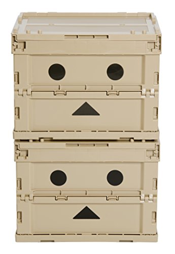 【Amazon.co.jp限定】TRUSCO(トラスコ) ダンボー 薄型折りたたみコンテナ 20L フタ付ロック無し TR-SC20-A-DNB 収納ケース 収納ボックス 中間 画像