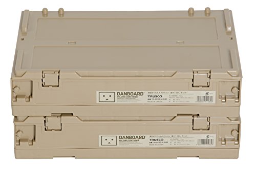 【Amazon.co.jp限定】TRUSCO(トラスコ) ダンボー 薄型折りたたみコンテナ 20L フタ付ロック無し TR-SC20-A-DNB 収納ケース 収納ボックス 最後 画像