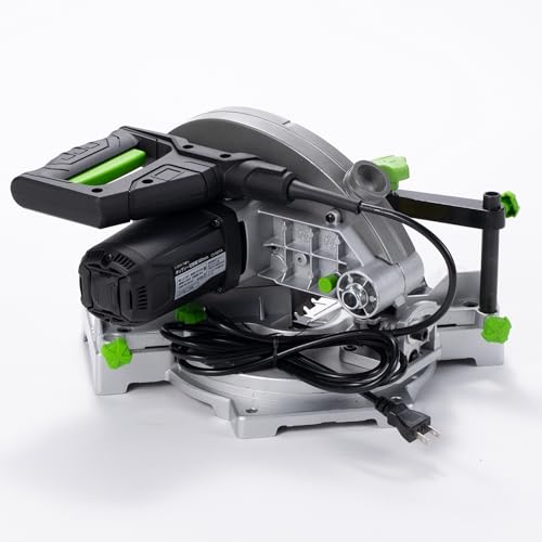 高儀(Takagi) EARTH MAN チップソー切断機 チップソー 電動工具 高速カッター 電動のこぎり 卓上丸ノコ 高速切断機 スライド丸鋸 テーブルソー チップ スライド丸鋸 0°~45°角度切断可能 180mm CS-180TA 中間 画像