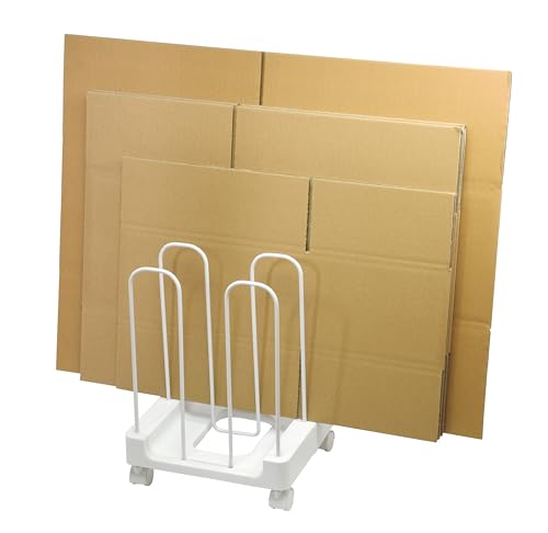 パール金属 ダンボール 収納ストッカー 伸縮式 日本製 キャスター付 スキット ホワイト HC-323 最後 画像