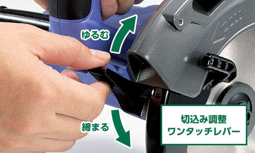 HiKOKI(ハイコーキ) 旧 日立工機 AC100V 丸のこ のこ刃径165mm 最大切込み深さ57mm アルミベース仕様 FC6MA3 【初心者から中級者まで】【軽量でコード(2.5m)も長い】 中間 画像