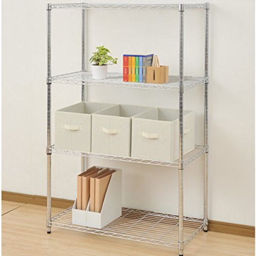 山善(YAMAZEN) どこでも収納ボックス 折り畳み 【3個セット】 取っ手付き カラーボックス対応 衣類 収納 完成品 幅38×奥行25×高さ25cm 収納ボックス 収納ケース アイボリー YTCF-3P(IV) 中間 画像