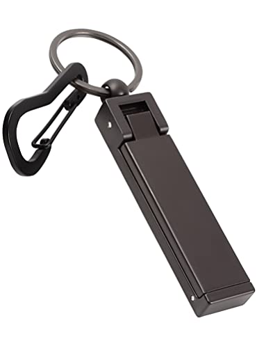 PERDIN バッグハンガー 耐荷重16kg バックハンガー バッグフック スマホスタンド キーホルダー （マットブラック） バッグハンガー 選び方 実物画像・外観写真