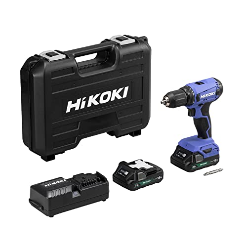 HiKOKI(ハイコーキ) 18V コードレス ドライバドリル チャック 2.0-13mm 20段クラッチ 2.0Ah 蓄電池×2個 充電器 ケース付 FDS18DA(2BG) 最後 画像