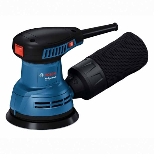 【Amazon.co.jp限定】Bosch Professional(ボッシュ) 吸じん ランダムアクションサンダー・ポリッシャー GEX125 【低振動・吸じん・電子無段変速パワフル 静か車磨き 洗車集塵 木工ダブルアクション研磨機 電動やすり】 Bosch Professional GEX125 選び方 実物画像・外観写真