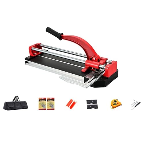 タイルカッター 1200mm 赤外線レーザー機能 プロフェッショナル手動式 アルミニウム合金ダブルレールベアリング セラミック大理石タイル切断機 壁用床用DIY工具(80cm) 1