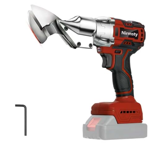 充電式メタルカッター 電動カッター 金属板金ハサミ 無段階調整 金属・アルミ・鉄板・不銹鋼・プラスチック・革に最適 125 N.MDIY用 丸型・直線切断対応1 8V対応 マキタバッテリー対応 360度回転ヘッド【本体のみ・バッテリーと充電器は付属しない】TL 1