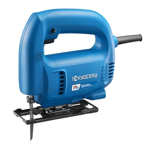 京セラ(Kyocera) 旧リョービ ジグソー MJ-50A 615919A 【握りやすく操作性がよい扱いやすい入門機】 切断能力 木材50mm・軟鋼板3mm・傾斜切断(左右)0~45°軽量1.7Kgの外観・全体像 画像