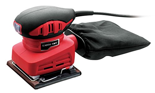 高儀(Takagi) EARTH MAN ミニサンダー 電動サンダー 電動ヤスリ オービタルサンダー サンドペーパー サンダー AC100V 木材の表面仕上げ、面取り作業に 片手サイズ ペーパー3種付属 工具 木材研磨 SD-180A 1