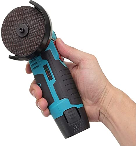 2つの電池が付いている12V 500Wのブラシレス角度のグラインダーミニコードレスアングルグラインダーの研磨機のダイヤモンド切断力ツール 1