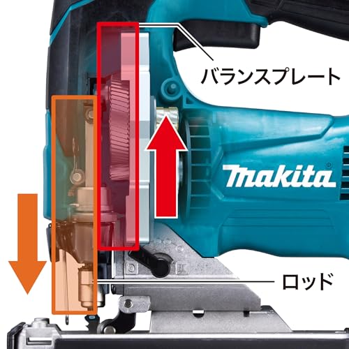 マキタ(Makita) 充電式ジグソー 40Vmax2.5Ah バッテリ2本・充電器・ケース付 JV002GRDXの特徴・詳細 画像
