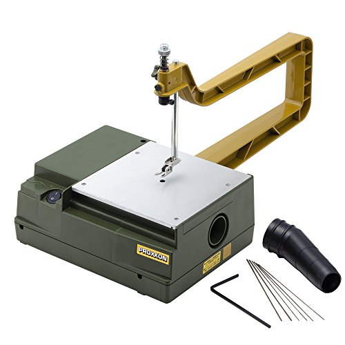 プロクソン(PROXXON) コッピングソウテーブル ローエンドモデル 手軽に電動糸鋸盤を使い方にお勧め 糸鋸刃3種各2本付 No.27081 1