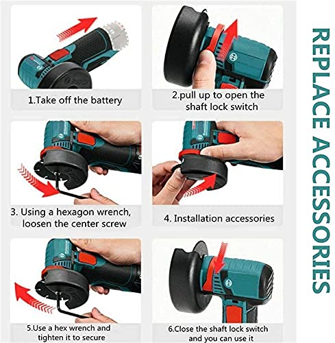 2つの電池が付いている12V 500Wのブラシレス角度のグラインダーミニコードレスアングルグラインダーの研磨機のダイヤモンド切断力ツールの詳細・まとめ 画像