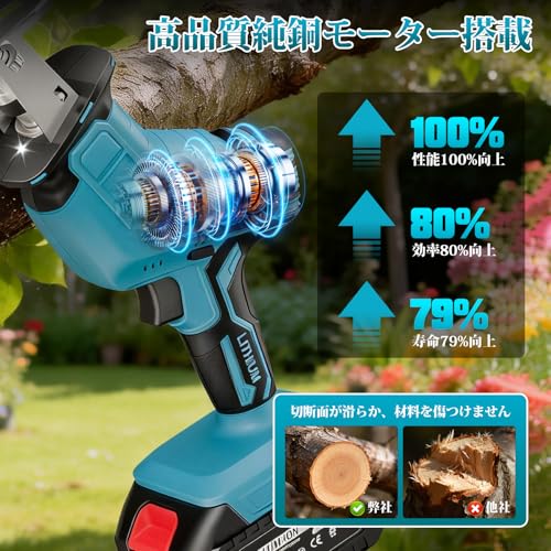 レシプロソー 充電式 電動ノコギリ4.0Ah大容量バッテリー2個 電動ノコギリ 21V 電動のこぎり 超強力 安全ロック 無段変速 残電量表示 軽量 小型 7本高炭素鋼替刃付き枝切り DIY 枝打 ち 竹を切る 庭木の剪定 金属切断 粗大ごみ切断 収納ケース付き 木材・金属切断 粗大ゴミ解体 一台多役 小型 軽量 家庭用の詳細・まとめ 画像