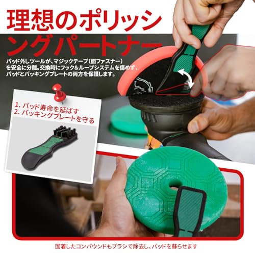 BATOCA P1 ポリッシャー ダブルアクション 車 電動 コード式 125mm カーポリッシャー 15mm ランダムオービタル式【AC100V 六段変速・2500-5500RPM 】1000W 強力モー 5m電源コード 車磨き ヘッドライト バイク用 洗車 艶出し 傷消し・収納バック 日本語説明書付きの特徴・詳細 画像