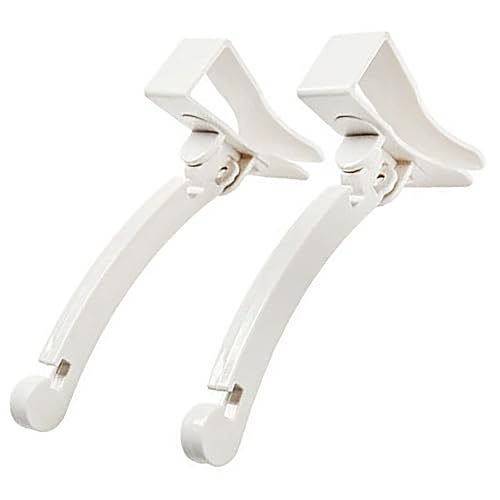 ゴミ袋フック 2個セット ビニール袋ハンガー ゴミ袋ラック ビニール袋ラック 折りたたみ式 取り付けが簡単 スペースを節約 キッチン用品 ホワイト 1