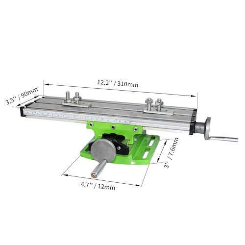 HFS(R) クロステーブル 310mmx90mm ミニフライス盤 XYテーブル クロススライドテーブル 卓上作業台 多機能 X方向:200mm Y方向:50mmの詳細・まとめ 画像