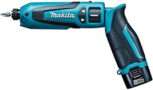 マキタ(Makita) 充電式ペンインパクトドライバ (バッテリー・充電器付) TD021DSHSP ブルーの外観・全体像 画像