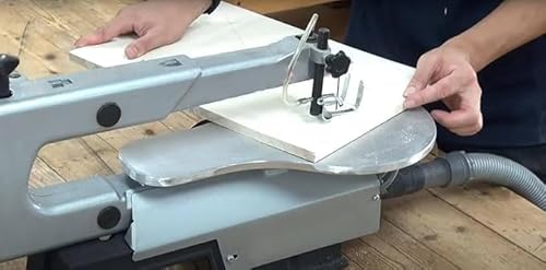 卓上糸鋸盤 フトコロ 400mm テーブル 250×410mm 45度傾斜切断可能の詳細・まとめ 画像