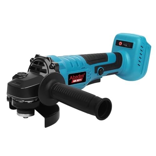 Abeden グラインダー ディスクグラインダー 充電式 コードレス 電動ラインダー サンダー スイッチは3段階変速可能 砥石径100mm 内径15mm ブラシレスモーターを搭載 サンダー工具 小型 軽量 高速型 金属研磨切断 表面仕上 錆落とし 石材/木材切断 研削 バッテリー別売り 1