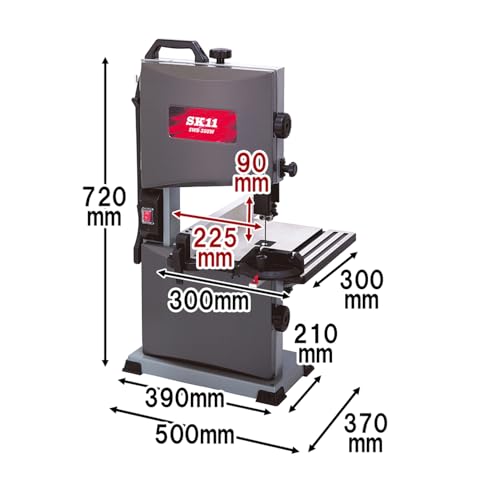 SK11(エスケー11) 木工用バンドソー SWB-300Wの特徴・詳細 画像