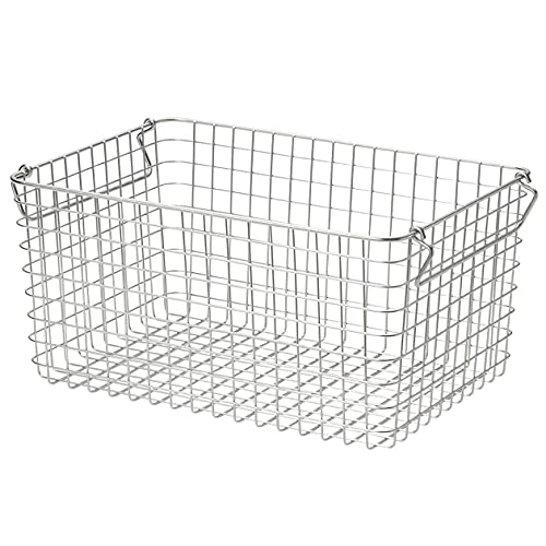 無印良品 ステンレスワイヤーバスケット4 約幅37×奥行26×高さ18cm 44831496 カゴ かご 1