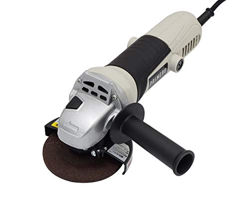 【Amazon.co.jp限定】高儀 ディスクグラインダー サンダー ベビーサンダー ミニグラインダー DGR-550AZA Primero プリメロ AC100V 家庭用 小型 金属の研磨・バリ取り等 補助ハンドル左右付け替え可能 塗装はがし、切断に 研磨 電動工具 DIY ブラック×グレー×シルバーの外観・全体像 画像