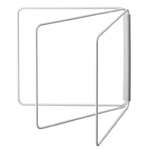 山崎実業 折り畳み布巾ハンガー プレート ホワイト 7979の外観・全体像 画像