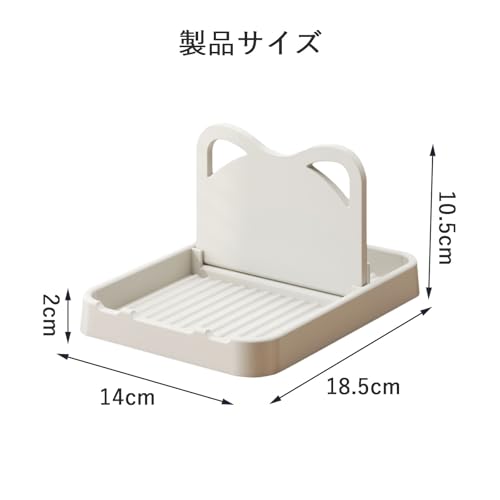 蓋置き 鍋蓋スタンド 卓上 コンパクト 省スペース 折りたたみ 収納 キッチン ホルダー 鍋蓋置き 調理 時短 テーブル汚れ防止 立てる かさばらない プレート 18.5×14cmの詳細・まとめ 画像