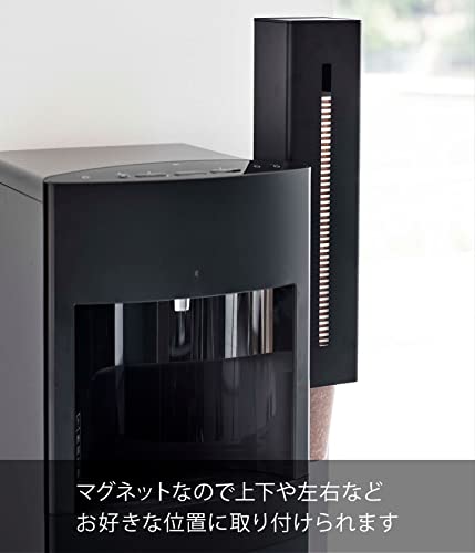 山崎実業(Yamazaki) ウォーターサーバー横 マグネット カップディスペンサー ブラック 約W9.5×D9.4×H40cm タワー tower 紙コップホルダー カップスタンド 簡単取付け 5596の特徴・詳細 画像