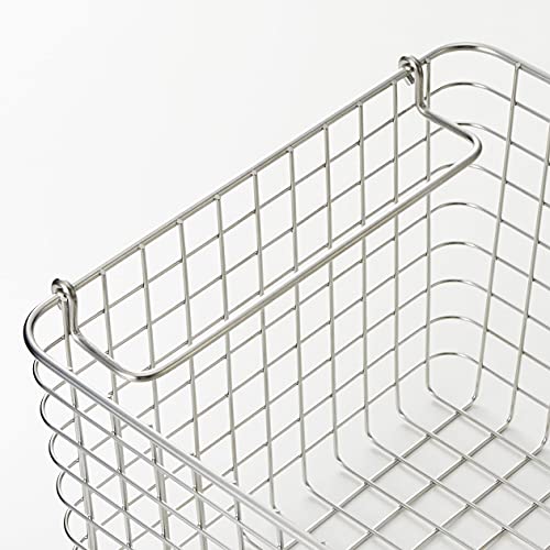 無印良品 ステンレスワイヤーバスケット4 約幅37×奥行26×高さ18cm 44831496 カゴ かごの特徴・詳細 画像