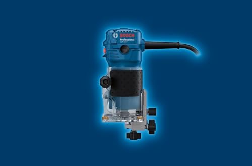 Bosch Professional(ボッシュ) トリマー 【ハイパワーモーター 550W・透明ベース採用・電源100V・回転数33,000/m】GLF55-6の特徴・詳細 画像