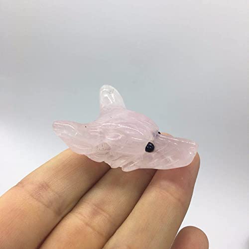 天然ローズクォーツ宝石ウルフヘッドペンダントホールストーンを使った手彫りのジュエリー作り ZFUGEDRLIの詳細・まとめ 画像