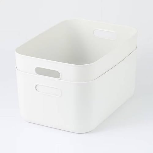 無印良品 やわらかポリエチレンケース・中 約幅25.5×奥行36×高さ16cm 38749479 衣装ケース 収納ケース 収納ボックスの特徴・詳細 画像